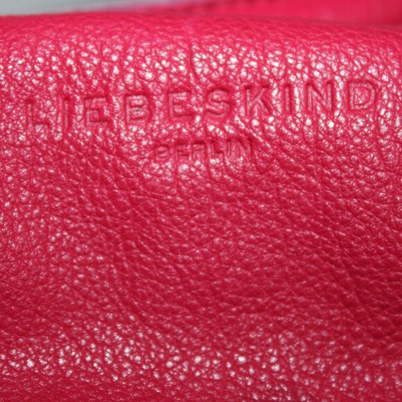 Liebeskind Berlin Leather Shoulder Bag - Pink/Red- Crossbody Strap - Picture 11 of 11